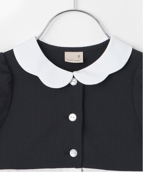 INV1811STP Cool Gray 36L Cabin 新品未使用 petit main ワンピース 「WIN COOL」衿ワンピース キッズ 子供服