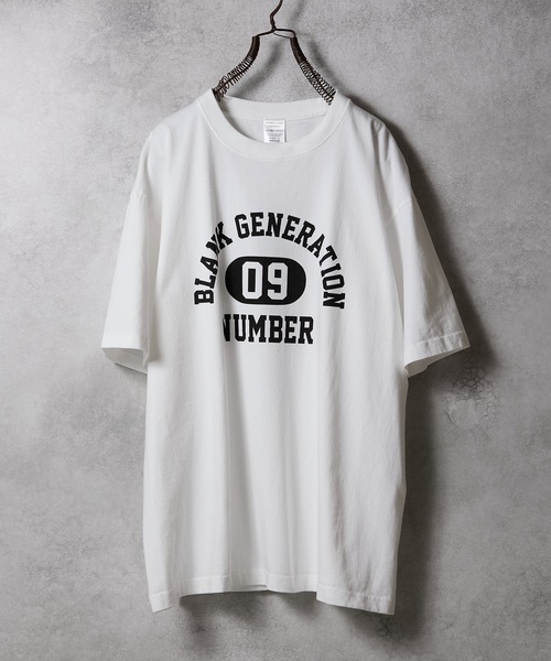 ナンバーナイン 2009 半袖Tシャツ 日本製 tシャツ COLLEGE LOGO 