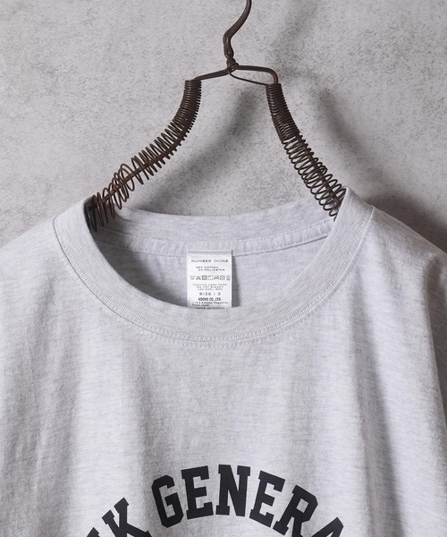 NUMBER (N)INE（ナンバーナイン） tシャツ COLLEGE LOGO PRINTED T