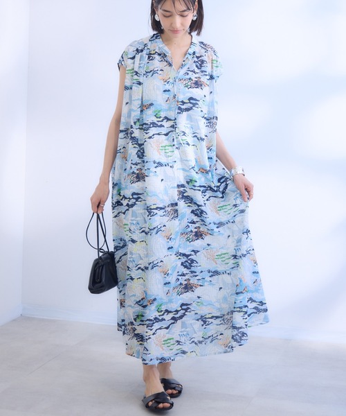 美品 キャサリンロス ワンピース KATHARINE ROSS ワンピース 「KATHARINE ROSS」海の生物たち