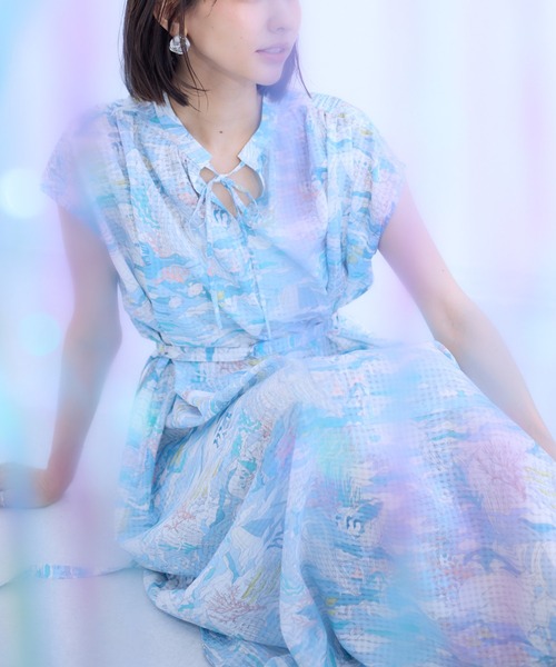美品 キャサリンロス ワンピース KATHARINE ROSS ワンピース 「KATHARINE ROSS」海の生物たち