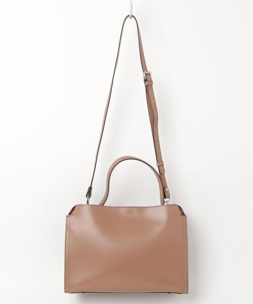 ジャンニキャリーニ ブラウンレザー2wayバッグ GIANNI CHIARINI 「GIANNI CHIARINI」 2WAYバッグ - ブラウン