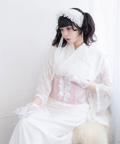 夢展望　dearmylove 浴衣　帯　セット売り 夢展望 DearMyLove レース浴衣 帯 セット - メルカリ