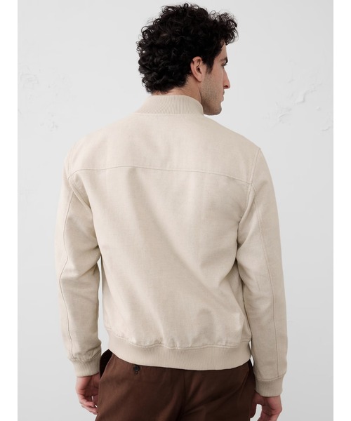 BANANA REPUBLIC FACTORY STORE」 ジップアップブルゾン L ネイビー