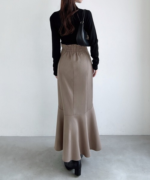 Meiru セットアップ ノーカラージャケット＋マーメイドスカートSET