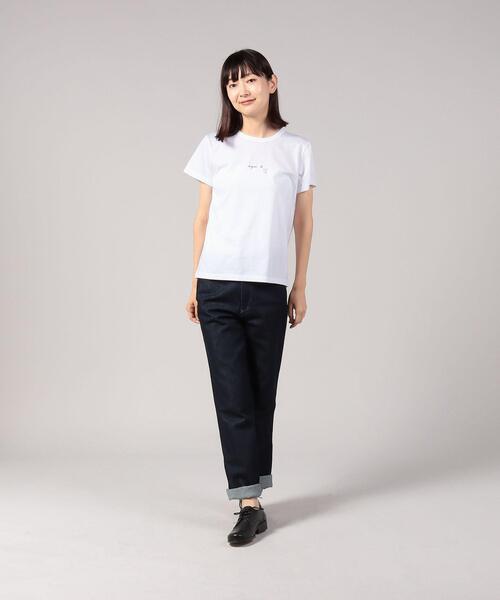 「agnes b.」 半袖Tシャツ 1 ホワイト レディース_画像2