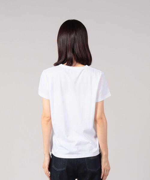 「agnes b.」 半袖Tシャツ 1 ホワイト レディース_画像4