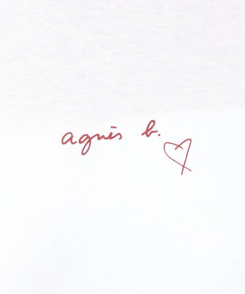 「agnes b.」 半袖Tシャツ 1 ホワイト レディース_画像7