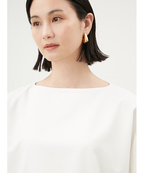 「Mila Owen」 長袖ブラウス 1 チャコールグレー レディース_画像4