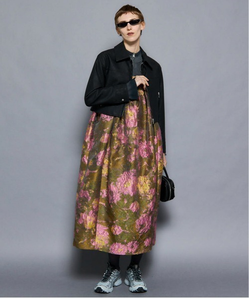 MAISON SPECIAL（メゾンスペシャル） ワンピース 半袖 Jacquard Motif