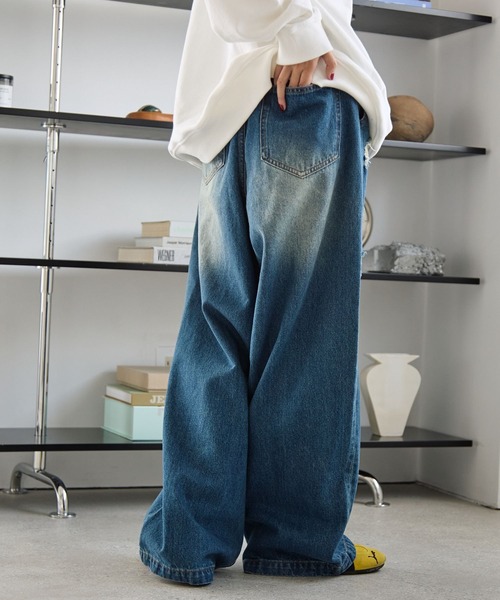 PBLIM ジーンズ デニム デニムパンツ 「UNISEX」エイジングデニム