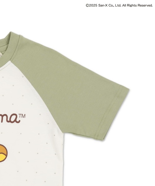 SPINNS tシャツ 「リラックマ」ドット柄ラグランTシャツ