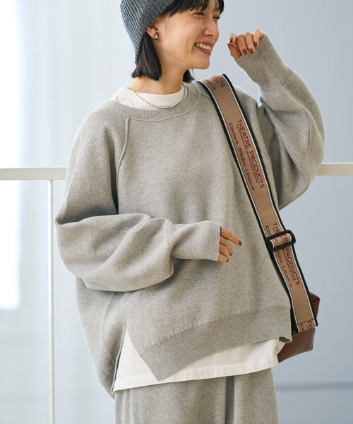 ニット セーター 「マシーンウォッシャブル」 スウェットライクニット プルオーバー レディース | FREAK'S STORE | 21