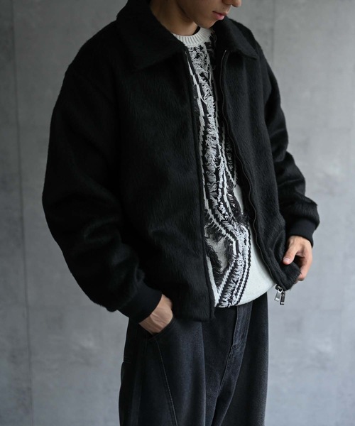 CREARE -LINO- ブルゾン アウター 「ユニセックス商品」シャギーダブル