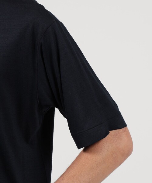 TOMORROWLAND（トゥモローランド） tシャツ ウールジャージー モック