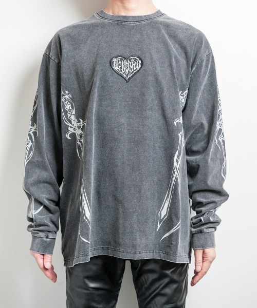 BACKSTAGE PASS（バックステージパス） tシャツ TRIPLE DAGGER LS