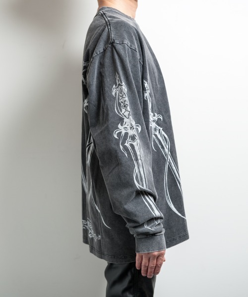 BACKSTAGE PASS（バックステージパス） tシャツ TRIPLE DAGGER LS