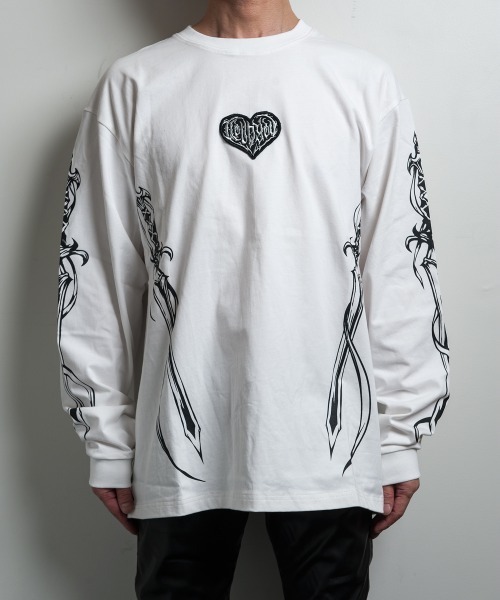 BACKSTAGE PASS（バックステージパス） tシャツ TRIPLE DAGGER LS