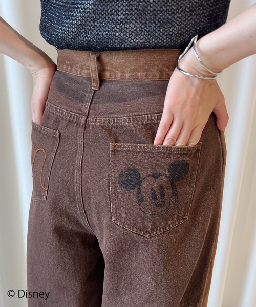 Disney（ディズニー） ワイドパンツ ジーンズ デニム デニムパンツ