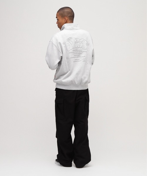 AVIREX トレーナー スウェット 「直営店限定」GRAFFITI HALF ZIP SWEAT