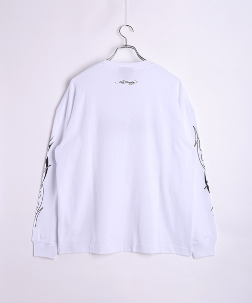 Ed Hardy（エド・ハーディー） tシャツ トライバル Tシャツ 長袖