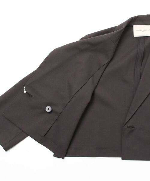 「UNITED ARROWS」 テーラードジャケット 36 ブラック レディース