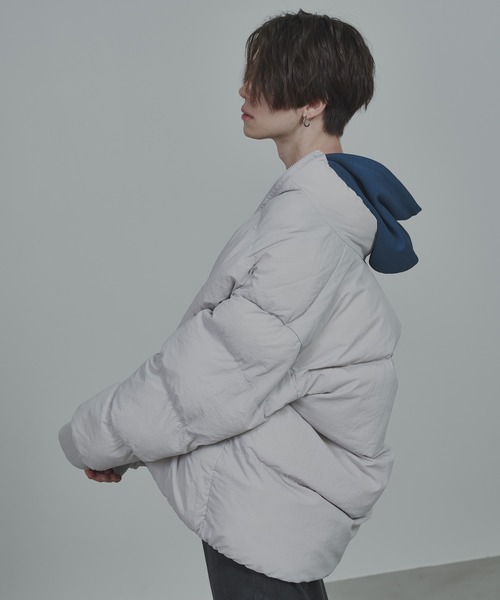 「ADAMASTE」 中綿ブルゾン LARGE ブラック メンズ_画像6