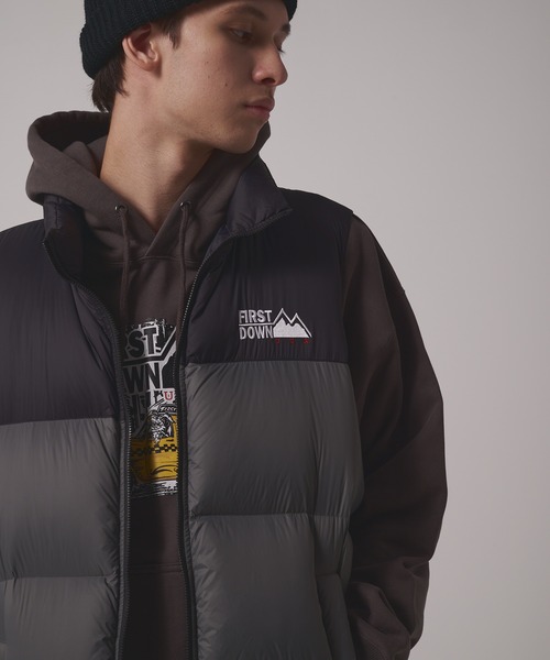 FIRST DOWN（ファーストダウン） ダウンベスト ベスト ライトバブル