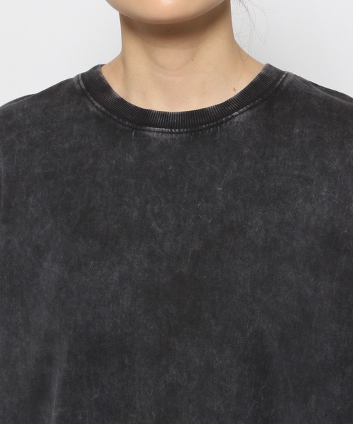 「Anui」 半袖Tシャツ LARGE チャコールグレー レディース_画像3