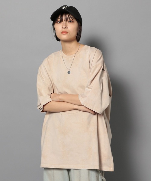 「Anui」 半袖Tシャツ LARGE チャコールグレー レディース_画像8