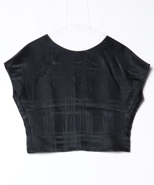 BALENCIAGA（バレンシアガ） シルク チェック柄半袖ブラウス 36 