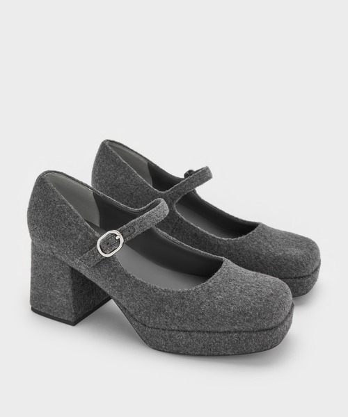 CHARLES ＆ KEITH（チャールズ&キース） パンプス プラットフォーム