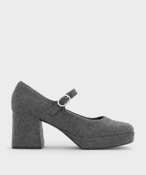 CHARLES ＆ KEITH（チャールズ&キース） パンプス プラットフォーム