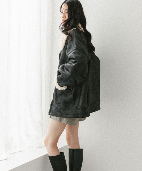 Heather（ヘザー） ムートンコート ボアコート 「今季No.1！大注目の愛