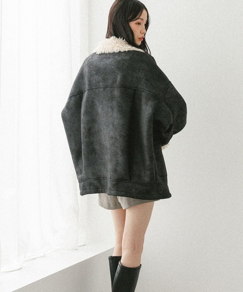 Heather（ヘザー） ムートンコート ボアコート 「今季No.1！大注目の愛