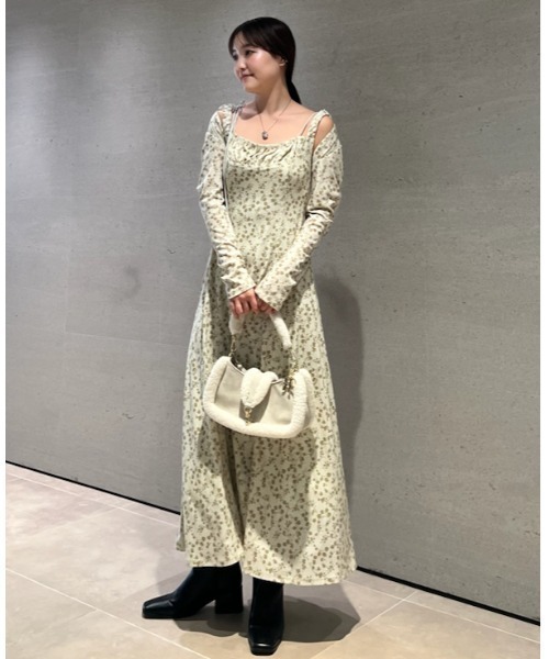 FRAY I.D フレイアイディー　キャミワンピース FRAY I.D（フレイ・アイディー） (12%OFF) Aラインキャミワンピ 24秋冬