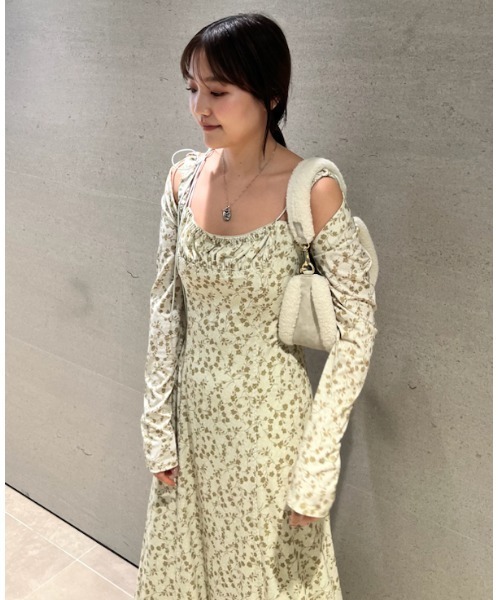 FRAY I.D（フレイ・アイディー） キャミソールワンピース 1 グリーン