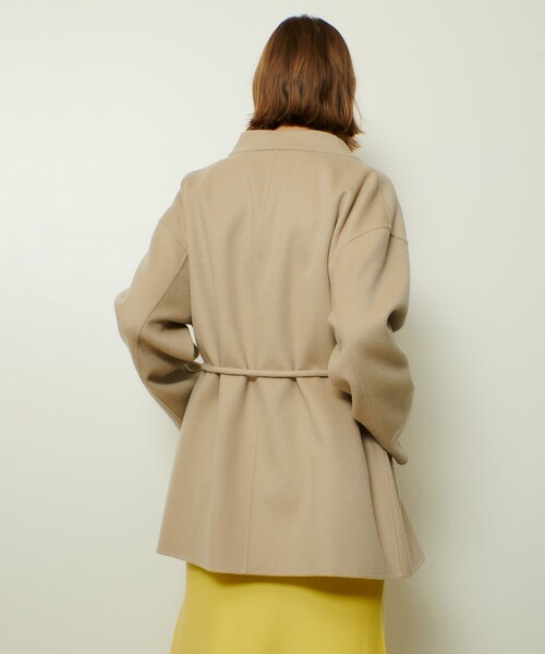 allureville（アルアバイル） ノーカラーコート コート カシミヤ混