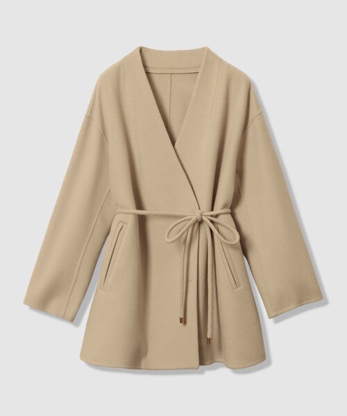 allureville（アルアバイル） ノーカラーコート コート カシミヤ混