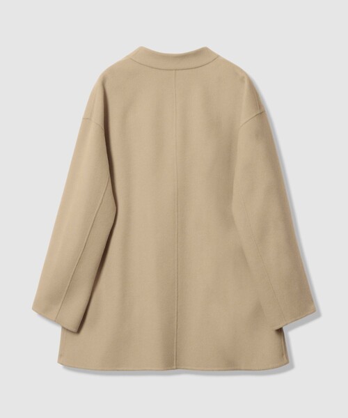 allureville（アルアバイル） ノーカラーコート コート カシミヤ混
