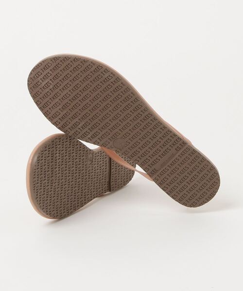 「TKEES」 ビーチサンダル US8 ブラウン レディース_画像3