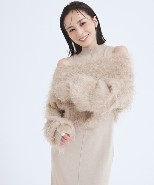 anuans（アニュアンス） コンビワンピース MEDIUM グレー レディース