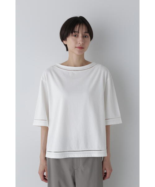 「human woman」 半袖カットソー MEDIUM グリーン レディース_画像6