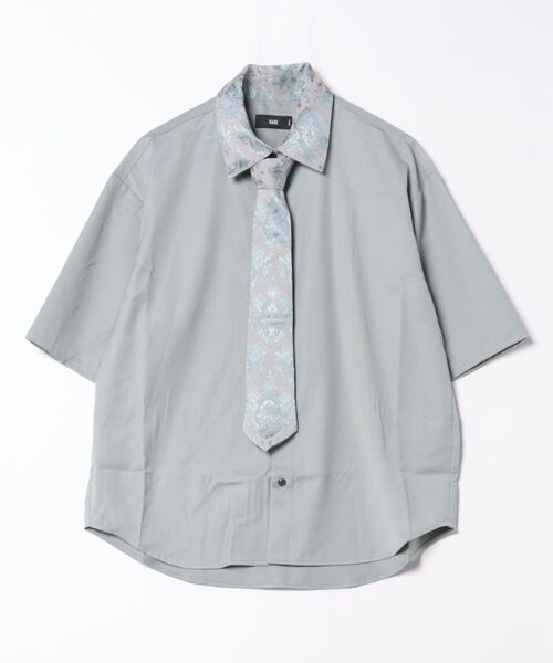 「HARE」 半袖シャツ SMALL グレー系その他2 メンズの画像