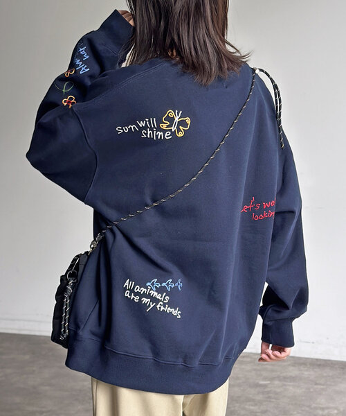 CPCM（シーピーシーエム） スウェットカットソー MEDIUM ネイビー