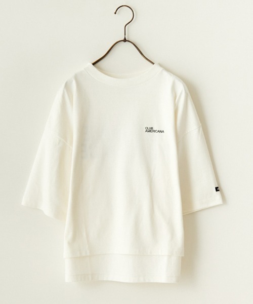 「AMERICANA」 半袖Tシャツ F ブラック レディース_画像2