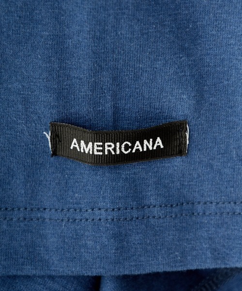 「AMERICANA」 半袖Tシャツ F ブラック レディース_画像9