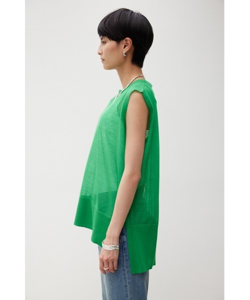 「crie conforto」 ノースリーブニット FREE ネイビー レディース_画像5