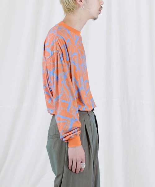 「Iroquois」 長袖Tシャツ 1 ブルー メンズ_画像6