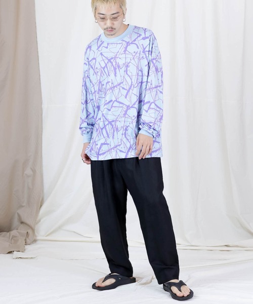 「Iroquois」 長袖Tシャツ 1 ブルー メンズ_画像9